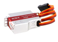 Servomoteur HV KST A08 V6.0 en alliage d'aluminium sans noyau et engrenages en acier trempé pour planeur radiocommandé