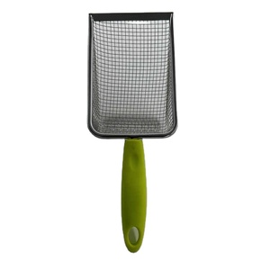 Pala para arena de acero inoxidable Lutin, pala para gallinero con orificios grandes, pala para playa, herramientas de limpieza - Product Image 2