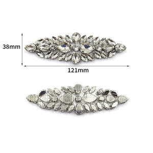 Chaîne de perles de cristal en gros avec strass thermocollants, bracelet en cristal, chaîne de taille pour mariage style Miami - Product Image 4