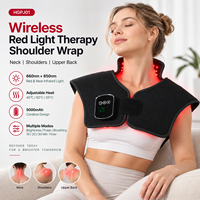 Coussin chauffant de photobiomodulation portable à température réglable pour le cou et les épaules, avec thérapie par lumière infrarouge rouge – Fabricant