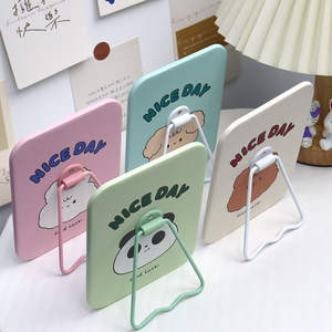 Cute Animal Desktop Stand One-Way Plastic Frame Makeup <strong>Mirror</strong> Portable Wall-Hanging Home <strong>Mirror</strong> - Product Image 4