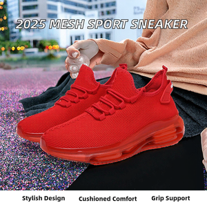 Zapatillas de Running Tejidas para Hombre 2025, Cómodas, Nuevas, con Amortiguación, Antideslizantes, con Suela Acolchada Resistente al Desgaste, Tendencia de Moda - Product Image 2
