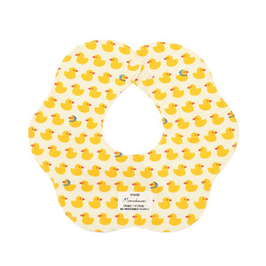 Baberos Impermeables Ecológicos para Bebé, Toalla de Saliva Giratoria 360 Grados para Recién Nacido, Cierre de Botón, Servicio OEM, 100% Algodón - Product Image 3