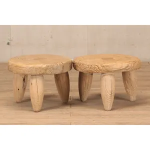 Chinese Antique Vintage Solid Reclaimed Wooden Stool Popular Selling Stool