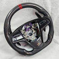 Volant en fibre de carbone forgée avec fonctions sportives LED pour Cadillac ATS L/CT4 CT5 CT6 XTS, fabriqué en Chine