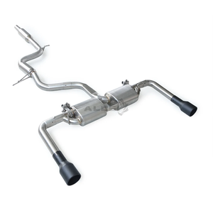 Sistema de Escape de Acero Inoxidable para Audi A3 (8V) 1.4T 2014-2020, Tubo de Escape de Alto Rendimiento con Dos Puntas Negras - Product Image 6