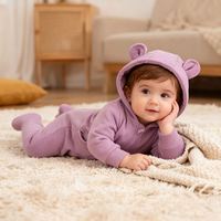 Combinaison Épaissie pour Bébés, Grenouillère Nouveau-né Automne-Hiver 2026, Nouvelle Combinaison Animaux avec Pieds Couverts