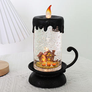 Conception populaire décorations de Noël veilleuse fournitures vacances lanterne cristal boule à neige éclairage décoratif - Product Image 4