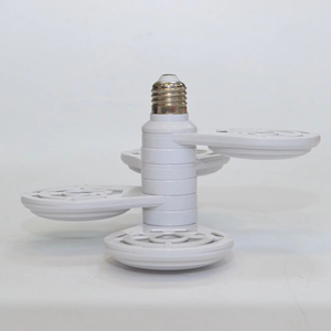 LED Folding UFO <b>Light</b> 50WE27 Screw Mouth Large Luminous Surface Energy-saving <b>Light</b> Bulb with Deformable Shape - Product Image 6