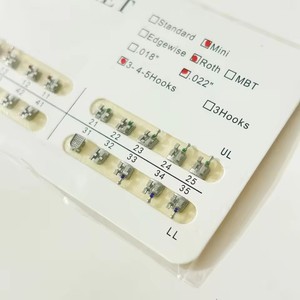 <span class=keywords><strong>Brackets</strong></span> Ortodontici Dentali Mini Monoblock in Metallo Roth MBT 022 di Alta Qualità con Alimentazione Manuale Classe II Garanzia di 1 Anno - Product Image 6
