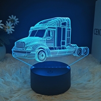 Lampe 3D à la Mode de Haute Qualité 3 Couleurs Réglables Lumière Nocturne Décorative Anime pour Adolescents