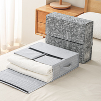 Drap de Literie Pliable Pliable Bacs de Rangement Cube Fermeture Éclair Placard Pliable Ensemble de Drap de Lit Organisateur