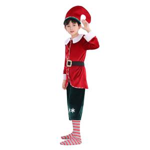 ชุดคอสเพลย์เอลฟ์คริสต์มาสสำหรับเด็กชายและเด็กหญิง HP 2025 Festive Cosplay Performance - Product Image 2