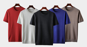 เสื้อยืดแขนสั้นคุณภาพสูง คอกลมคลาสสิก เนื้อผ้าบางเบา เหมาะสำหรับสวมใส่ลำลอง สตรีทแวร์ และสไตล์ประจำวัน - Product Image 5