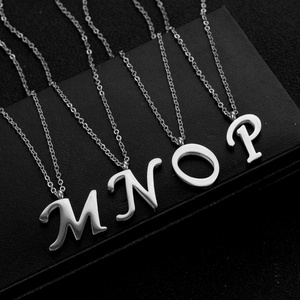 Best Selling Stainless Steel Jewelry Gold Letter m Pendant - Product Image 6