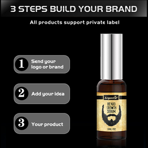 Sérum de croissance de <span class=keywords><strong>barbe</strong></span> ARGANRRO, biotine, biologique, sans paraben, sans cruauté, <span class=keywords><strong>lotion</strong></span> pour <span class=keywords><strong>barbe</strong></span> pour hommes - Product Image 3