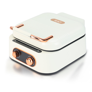 Pentola Elettrica RAF Square Hot Pot Grill 3 <span class=keywords><strong>in</strong></span> 1 con Doppia Piastra per Friggere, Efficiente per Bistecche e <span class=keywords><strong>Pizza</strong></span>, Controllo a Due Manopole - Product Image 5