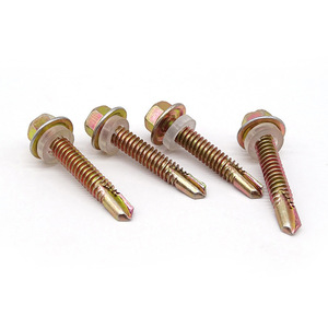 Vis autoperceuses hexagonales Laisheng 1022A en acier au carbone classe C niveau 5.8 pour tôles ondulées - Product Image 1
