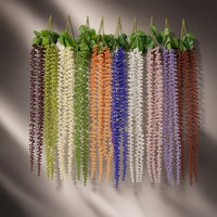 Nouveautés directes d'usine Chine : Fleurs artificielles murales en plastique souple, modernes et romantiques pour décoration de mariage