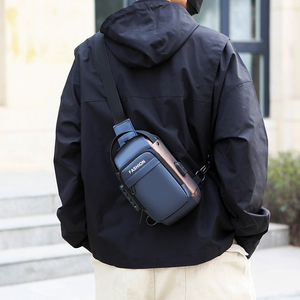 Bolsos de Pecho Lvteng para Hombre, Deportivos, Casuales, con Logotipo Grande, para Correr, Impermeables, Antirrobo, con Cierre, Resistentes al Desgaste - Product Image 6