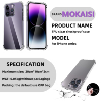 Coque en silicone TPU transparente et souple antichoc pour iPhone 17 Air 16 Pro Max 15 14 13 12 X XS