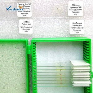 Microscoop Preparaten Hot Sale 10 stuks Gemengde Verschillende Schimmels Microbiologie Preparaten - Product Image 1