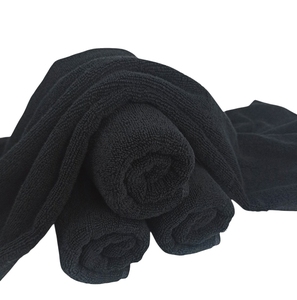 <span class=keywords><strong>Asciugamani</strong></span> Neri in Cotone Antidecolorazione per Salone <span class=keywords><strong>Hotel</strong></span> e Mani - Product Image 3