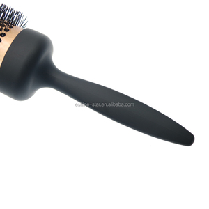 Precio de fabricación Cepillos de pelo redondos de cerdas de nailon resistentes al calor de barril de cerámica extra largo para cabello largo - Product Image 4