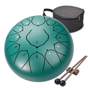 Instrumento Musical para sanar chakras, sartén de mano con tambor de lengüeta de acero, con bolsa - Product Image 2