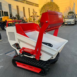 מסלול ישיר במפעל קטן הידראולי 0.5t 500Kg מיני גן גומי זחל דומפר למכירה - Product Image 2