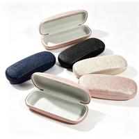 Étui à lunettes rigide scintillant et tendance, boîte à lunettes de soleil de luxe chatoyante, étui portable unisexe pour lunettes