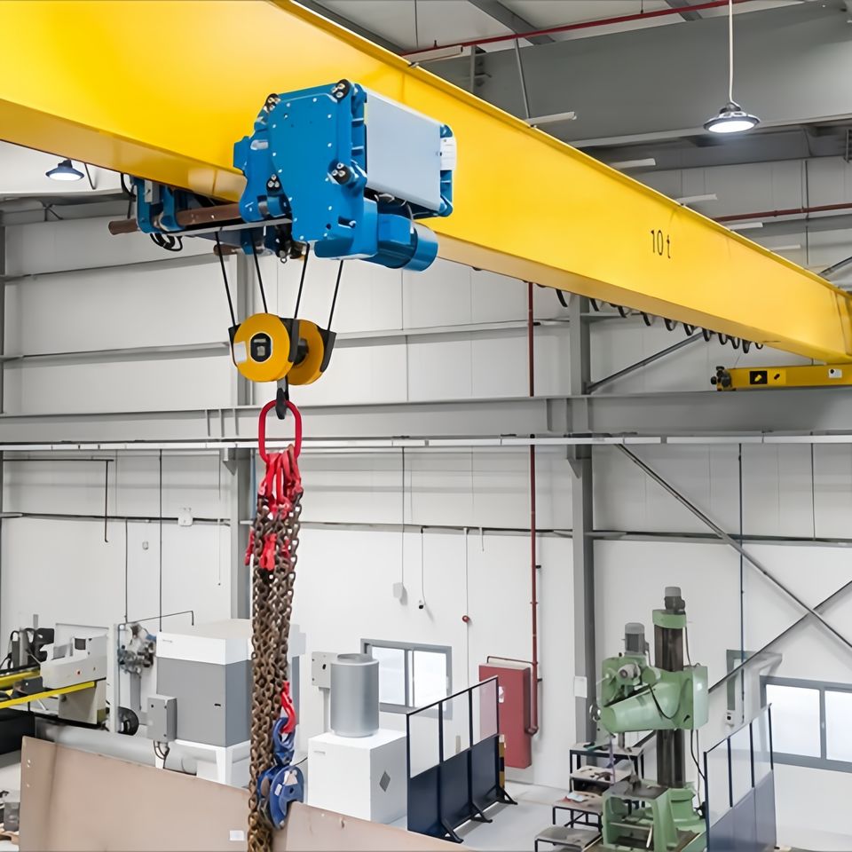 5 Ton 10 Ton European Style Wire Rope Hoist Frequency Conversion ...