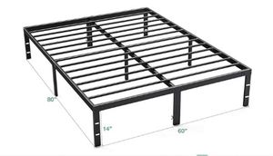 Warehohome Use Iron Durable Heavy-Duty King Size Metal Living Room Bedroom Furniture <b>Platform</b> Hotel Adjustable Framed <b>Bed</b> <b>Frame</b> - Product Image 4