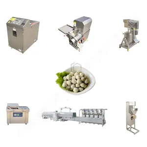 Formando máquinas de processo fabricante de linha de produção meatball automático