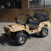 Mini jeep 2 places, moteur chinois, jeep à essence, go-kart, mini véhicules à essence pour adultes, voitures, buggy électrique, mini jeep