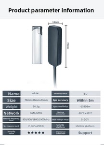 Localizzatore GPS per Veicoli J14 2G con Beidou |   Supporto per Cruscotto |   Garanzia di 1 Anno |   Compatibile con App iOS |   Rilevamento interruzione carburante e ACC - Product Image 2