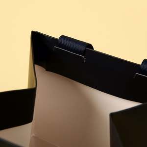 Professional Customized Coated Paper Jewelry Packaging Paper Bag with Ribbon Handle - Product Image 4