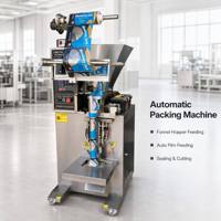 Machine d'emballage automatique électrique VFFS à commande PLC pour sachets en plastique destinés aux fabricants de produits laitiers, sachets de fromage râpé