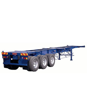 Semirremolques de Chasis de Acero Q345B de 3 Ejes y 40 Pies de Alta Calidad, Nueva Condición, Camión de Plataforma con Neumáticos 12r22.5, 30 Toneladas, ¡Gran Oferta! - Product Image 3