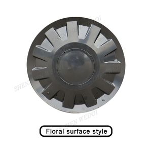 Gran oferta, nueva edición, cubierta central de cubo, flor, tipo broche, alta calidad, 4 Uds., cubierta central negra ABS para Tesla <span class=keywords><strong>Higland</strong></span> Modelo 3 - Product Image 5