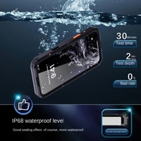 Étui de téléphone transparent antichoc en TPU + acrylique à protection intégrale double face 360° pour 17 Pro Max/16 Series, compatible avec la recharge sans fil et la voiture