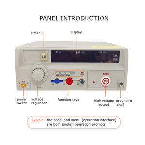 KD2670C مستقر تيار متردد/تيار مستمر عالي الجهد اختبار <span class=keywords><strong>Hipot</strong></span> جهاز اختبار محمول AC Hi-pot معدات اختبار كهربائية منزلية - Product Image 3