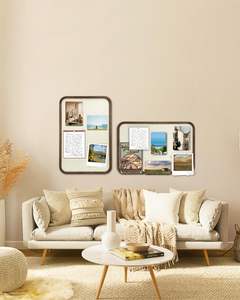 Cadre photo A4 rétro en MDF teck, cadre en bois fait main de haute qualité, cadeaux de Noël, cadeaux de mariage - Product Image 5