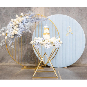 Telones de Fondo Circulares Redondos y Lisos de Color Rosa para Fiestas, Telón de Fondo de Terciopelo, Pared de Terciopelo para Decoración de Quinceañeras - Product Image 6