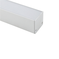 Éclairage LED linéaire en aluminium extrudé en gros, faible MOQ, installation encastrée/en surface/suspendue pour la décoration intérieure