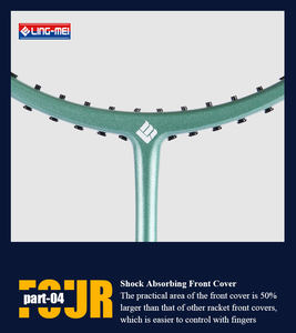 Raquette de badminton Lingmei R680 entièrement en fibre de carbone - Product Image 2