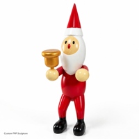Mascotte de Noël Renne en FRP, Tête Cubique, Dessin Animé Mignon, Décoration de Centre Commercial, Cornes Dorées, Nez Rouge, Finition Brillante, Personnalisable, Vente en Gros