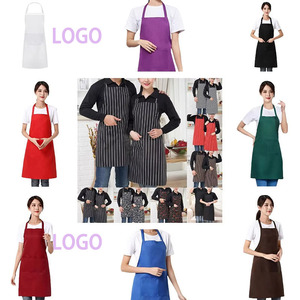 Tablier pour adulte avec poche, haute qualité, personnalisable, impression sur toile, pour jardinage, cuisine, noir, pour le nettoyage, sur mesure - Product Image 3