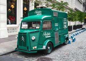 Remolque <span class=keywords><strong>de</strong></span> Comida Eléctrico Retro Personalizado Citroën con Sellador Eléctrico Comercial para Té <span class=keywords><strong>de</strong></span> Burbujas, Ideal para Jardín Botánico - Product Image 2