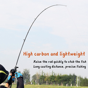 Canne à <span class=keywords><strong>pêche</strong></span> en carbone MF à réglage rapide moyen Plug Leurre Canne télescopique Spinning Baitcasting Poignée <span class=keywords><strong>pour</strong></span> basse truite crevettes - Product Image 5